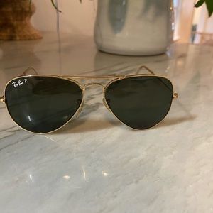 Ray Ban polarized aviators